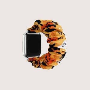 1pc Unisex Halloween Pattern Hairband Watch Band For Apple Watch